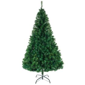 8FT Christmas Tree With 1138 Branches Green