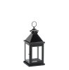 SMALL GLOSSY BLACK LANTERN