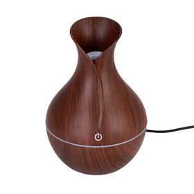 LED Ultrasonic Aroma Humidifier Essential Oil Diffuser Aromatherapy Air Purifier Home Small Incense Burner Holder Candle Yoga Fragrance Indoor Vase