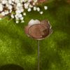 FLOWER SHAPED BIRDBATH