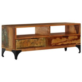 vidaXL TV Cabinet 118x35x45 cm Solid Reclaimed Wood