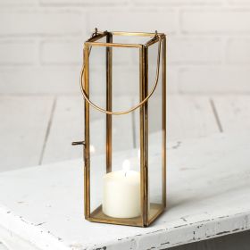 Thin Hayworth Lantern - Antique Brass