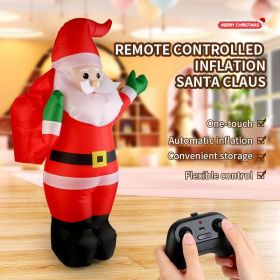 Remote-controlled Inflatable Santa Claus Is Easy To Operate Intelligently. With Its Cute Look, It Creates A Festive Atmosphere Effortlessly