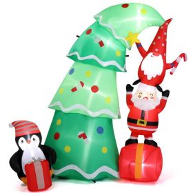 6ft 8 LED Lights Christmas Inflatable Decoration