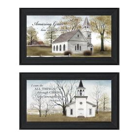 Trendy Decor 4U "Amazing Grace" Framed Wall Art, Modern Home Decor Framed Print for Living Room, Bedroom & Farmhouse Wall Decoration by Billy Jacobs