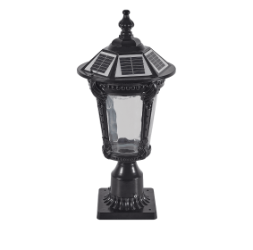 LED retro solar lamp solar street lamp remote shake control solar lamp outdoor / garden / courtyard solar induction wall lamp