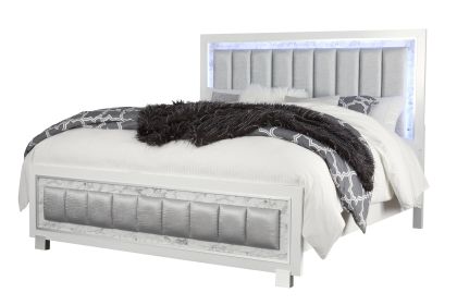 SKYE MARBLE WHITE QUEEN BED