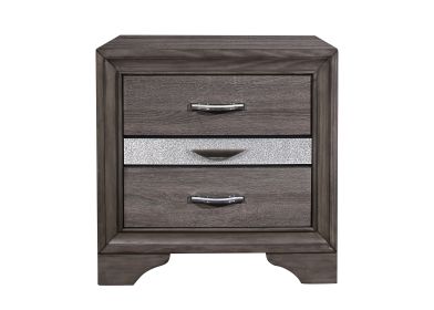 RYDER SPARKLE GREY NIGHTSTAND