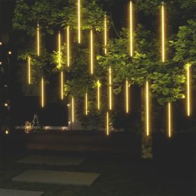 Meteor Lights 20 pcs 2 ft Warm White 720 LEDs Indoor Outdoor