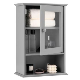 MDF Bathroom locker Gray