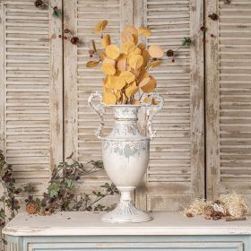 Vintage Floral Ceramic Vase for Timeless Home Decor, Ideal for Displaying Fresh Flowers and Enhancing Any Room