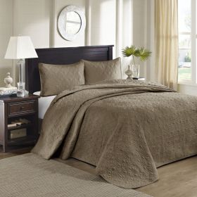 Reversible Bedspread Set Mocha King