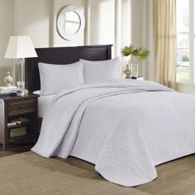 Reversible Bedspread Set White King