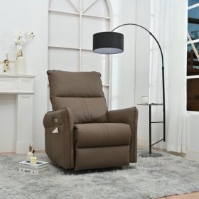 Electric Gliding Recliner Sofa With USB Port