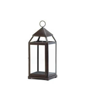 Large Bronze Contemporary Lantern