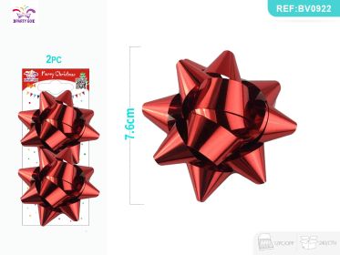 Christmas Lights Star Flowers (Option: Red-3inches)