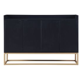 Modern Sideboard, Elegant Buffet Cabinet (Color: Black)