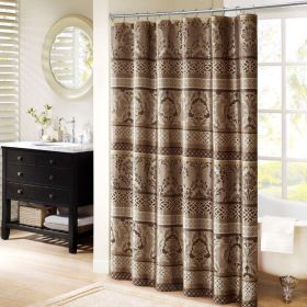 Jacquard Shower Curtain (Color: as Pic)