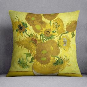 Another vase of sunflowers Cushion (Insert: With Insert, size: 20" X 20")