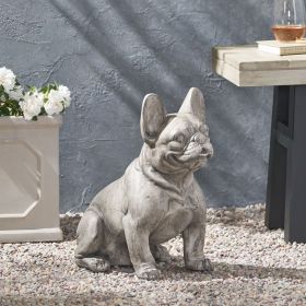 DOG GARDEN SCULPTURE (Color: as Pic)