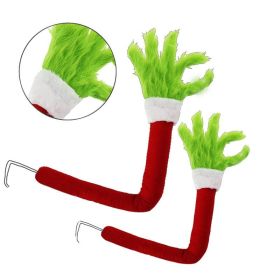 Festive Christmas Elf Arm Treetop Decoration (Option: 2PCS)